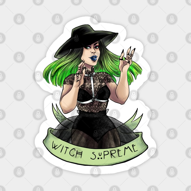 Witch Supreme Sticker by swinku